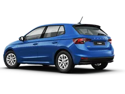 Blauer Skoda Fabia